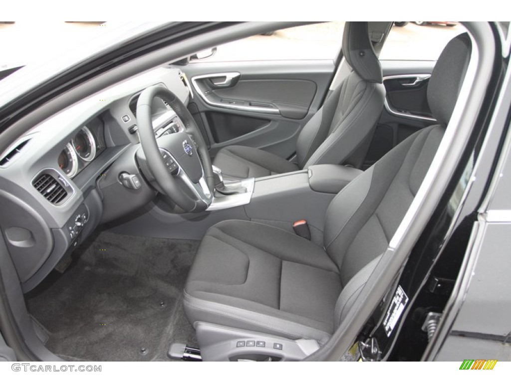 Off Black Interior 2013 Volvo S60 T5 AWD Photo #80519143