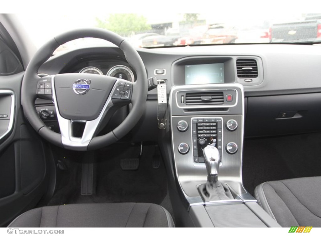 2013 Volvo S60 T5 AWD Off Black Dashboard Photo #80519209