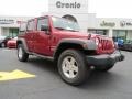 2013 Deep Cherry Red Crystal Pearl Jeep Wrangler Unlimited Sport S 4x4  photo #1