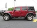 2013 Deep Cherry Red Crystal Pearl Jeep Wrangler Unlimited Sport S 4x4  photo #4