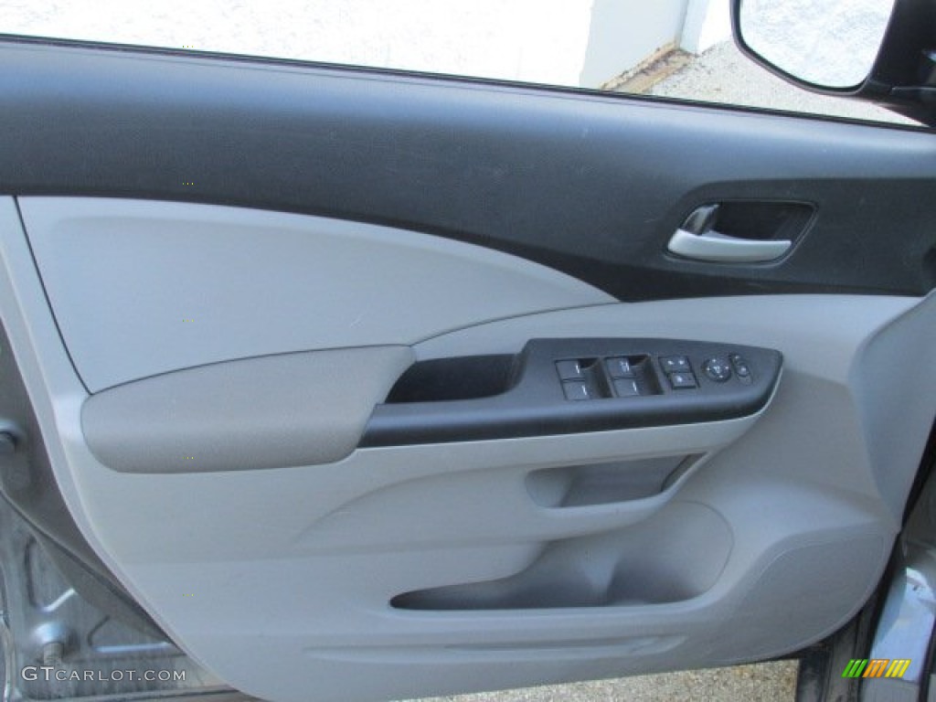 2012 CR-V LX 4WD - Polished Metal Metallic / Gray photo #13