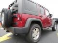 2013 Deep Cherry Red Crystal Pearl Jeep Wrangler Unlimited Sport S 4x4  photo #7