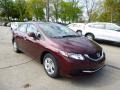 Crimson Red Pearl - Civic LX Sedan Photo No. 1