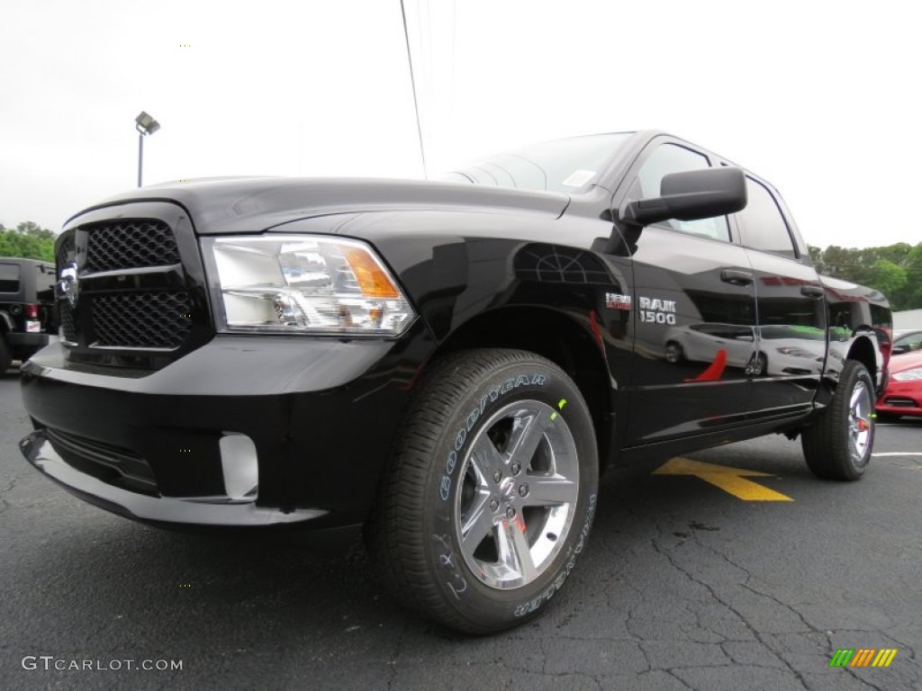 Black 2013 Ram 1500 Express Crew Cab Exterior Photo #80521100