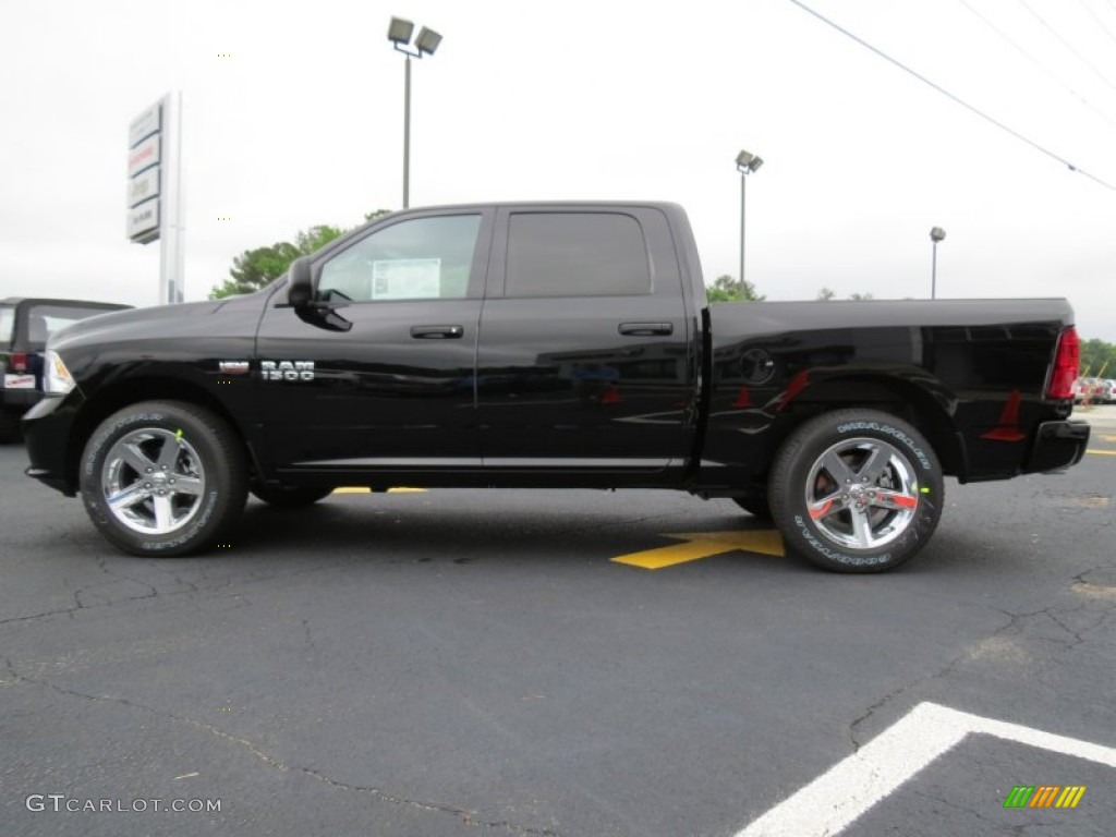 Black 2013 Ram 1500 Express Crew Cab Exterior Photo #80521122