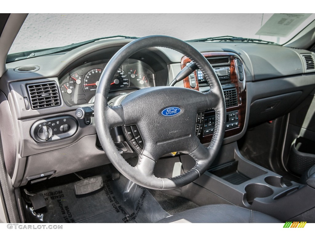 2003 Ford Explorer Limited Midnight Gray Dashboard Photo #80521940