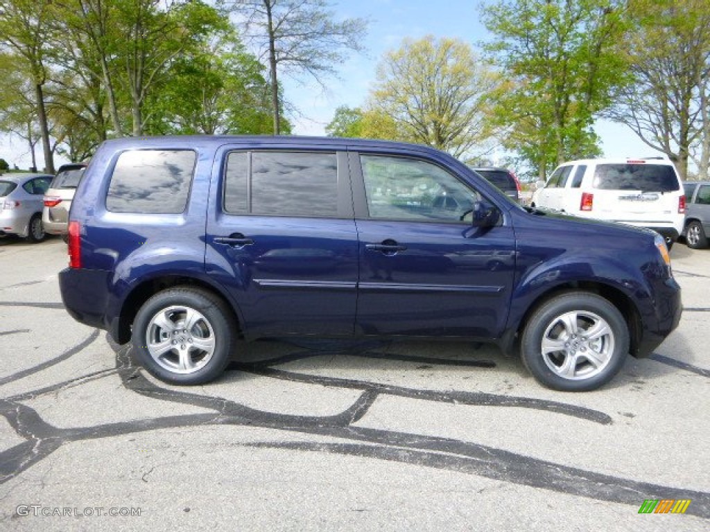 Obsidian Blue Pearl 2013 Honda Pilot EX 4WD Exterior Photo #80522404