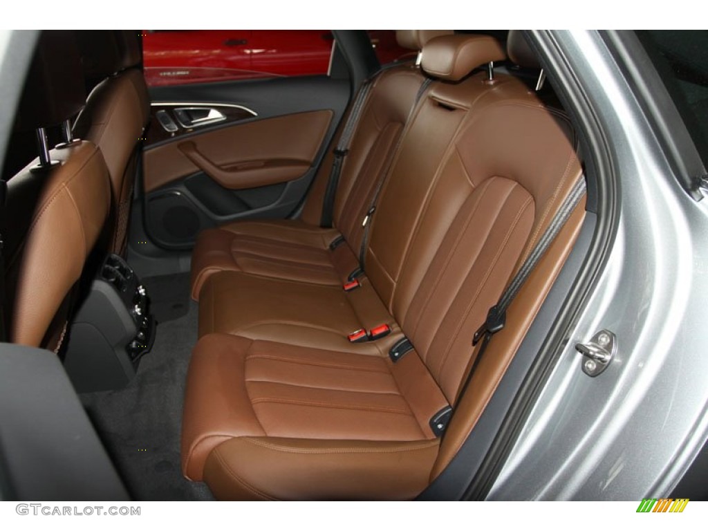 Nougat Brown Interior 2012 Audi A6 3.0T quattro Sedan Photo #80524672
