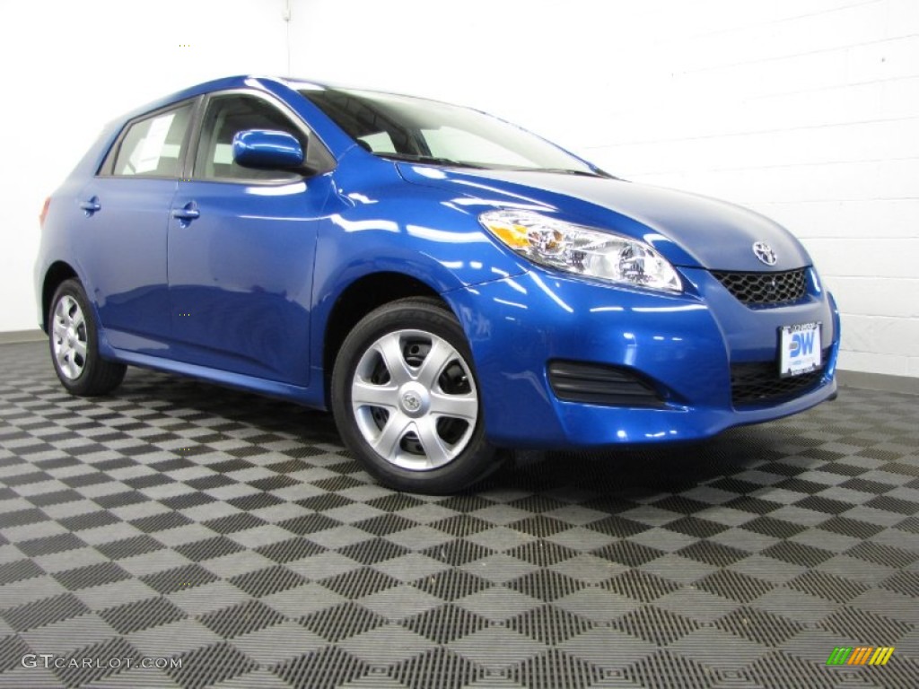 Blue Streak Metallic Toyota Matrix