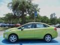 Lime Squeeze 2013 Ford Fiesta Titanium Sedan Exterior