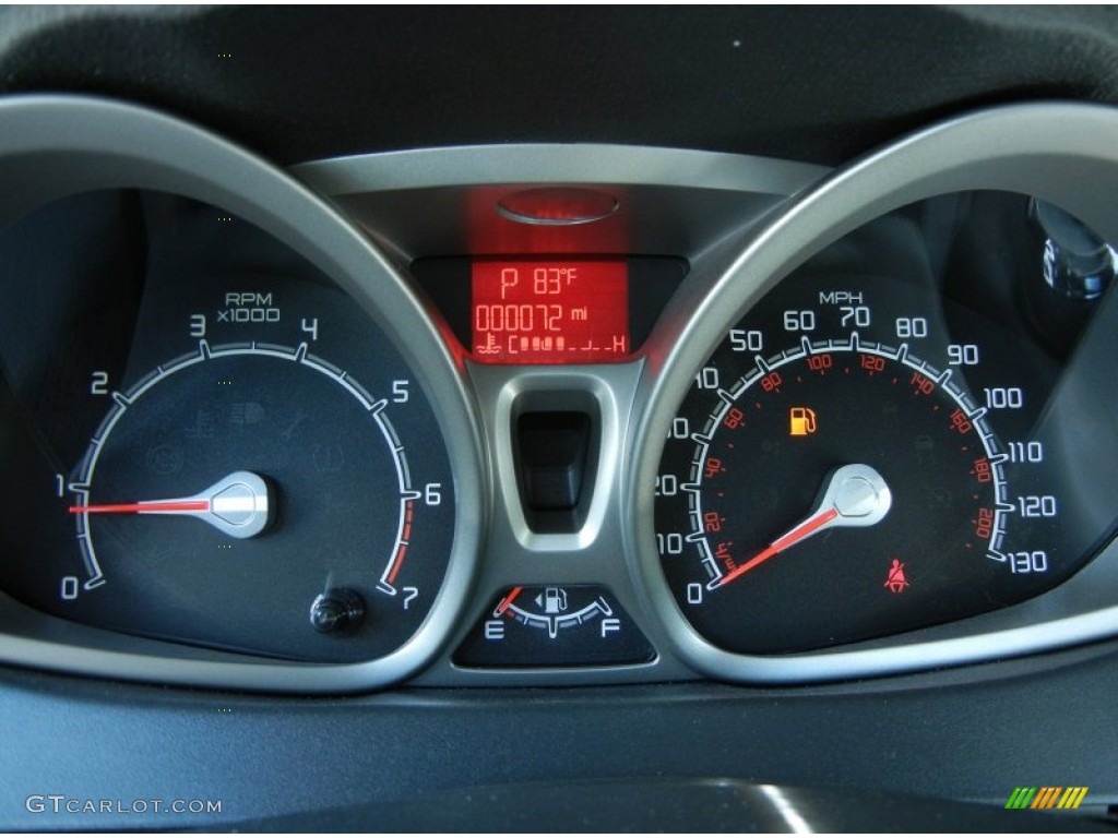 2013 Ford Fiesta Titanium Sedan Gauges Photo #80524895