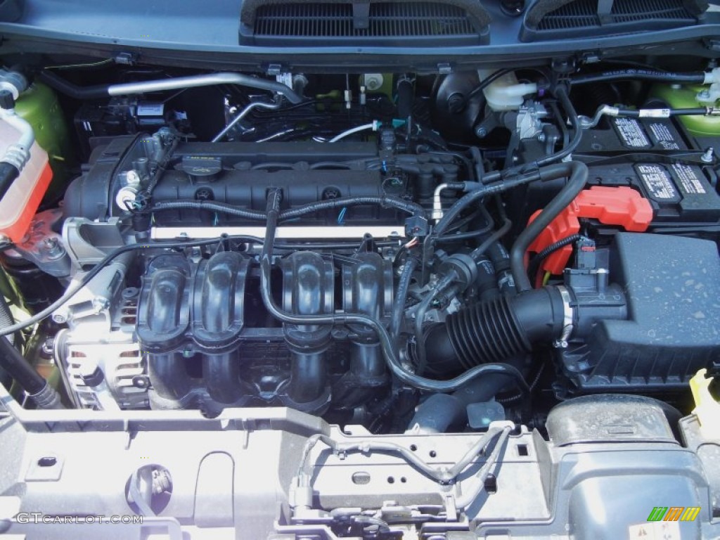2013 Ford Fiesta Titanium Sedan 1.6 Liter DOHC 16-Valve Ti-VCT Duratec 4 Cylinder Engine Photo #80524946
