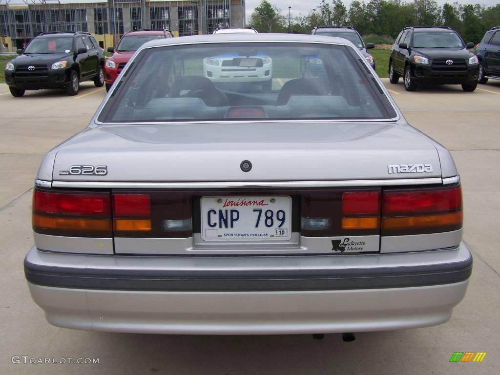1990 626 LX - Winning Silver Metallic / Dark Gray photo #4