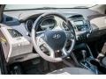 Taupe 2010 Hyundai Tucson Limited AWD Dashboard