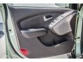 Taupe 2010 Hyundai Tucson Limited AWD Door Panel