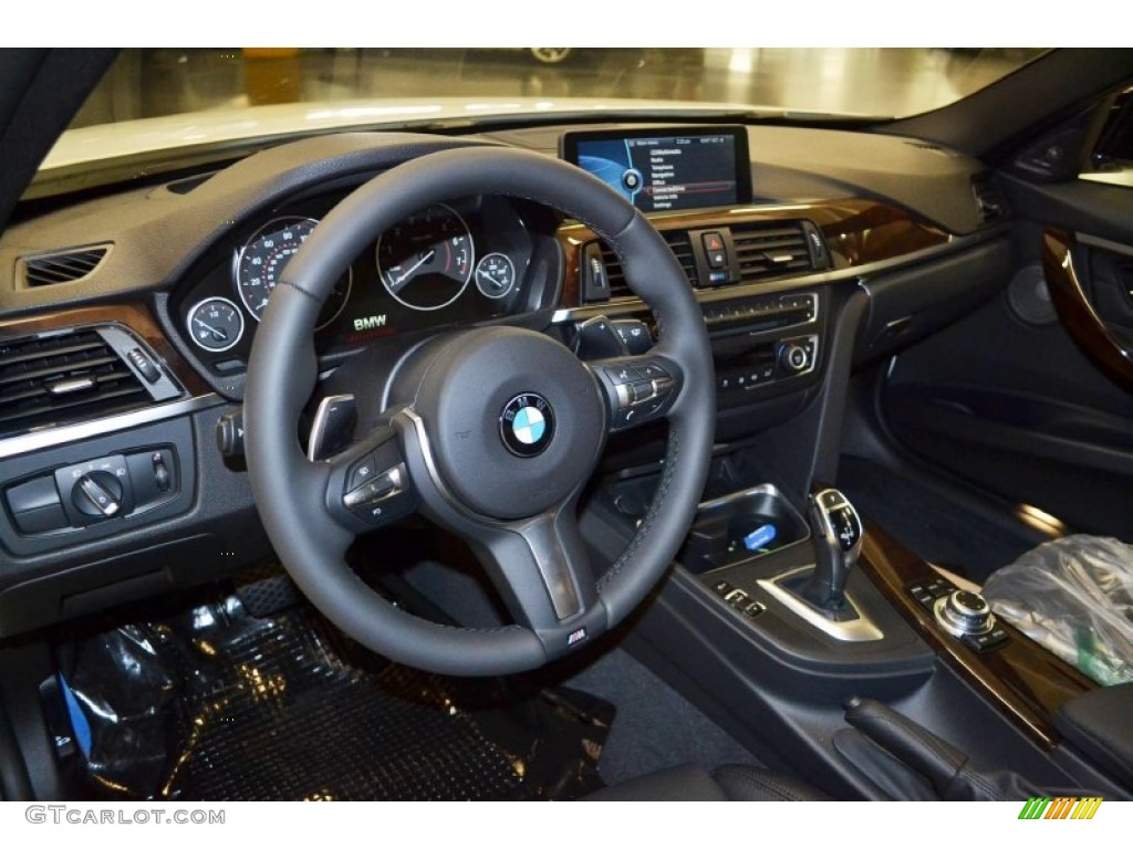 2013 BMW 3 Series 335i Sedan Black Dashboard Photo #80525944