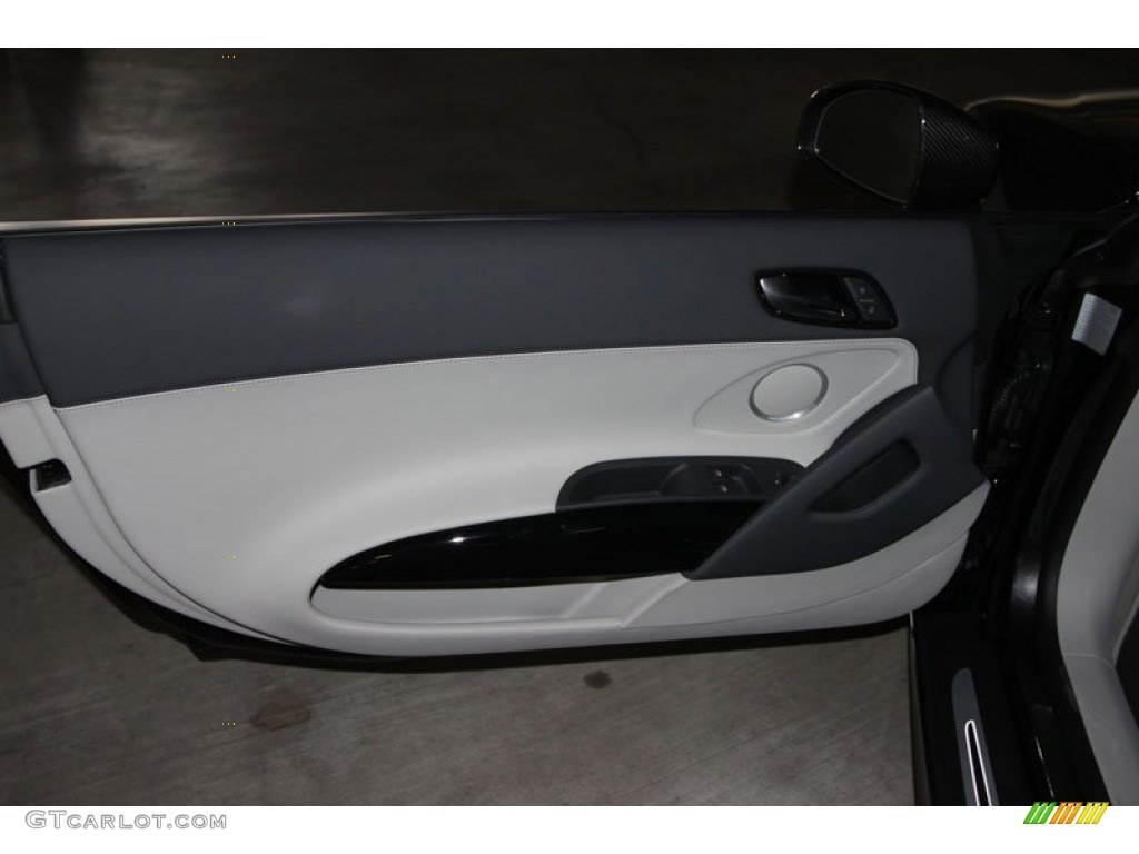 2012 Audi R8 5.2 FSI quattro Limestone Gray Door Panel Photo #80526070