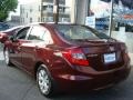 Crimson Pearl - Civic LX Sedan Photo No. 4