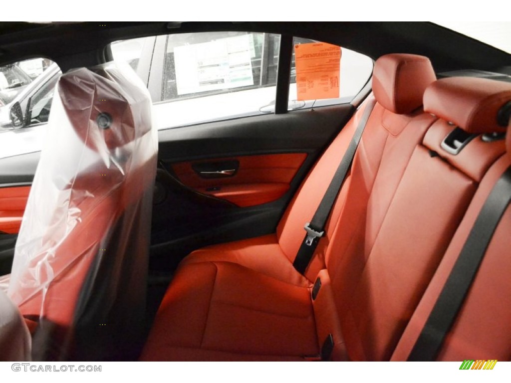 2013 3 Series 328i Sedan - Estoril Blue / Coral Red/Black photo #6