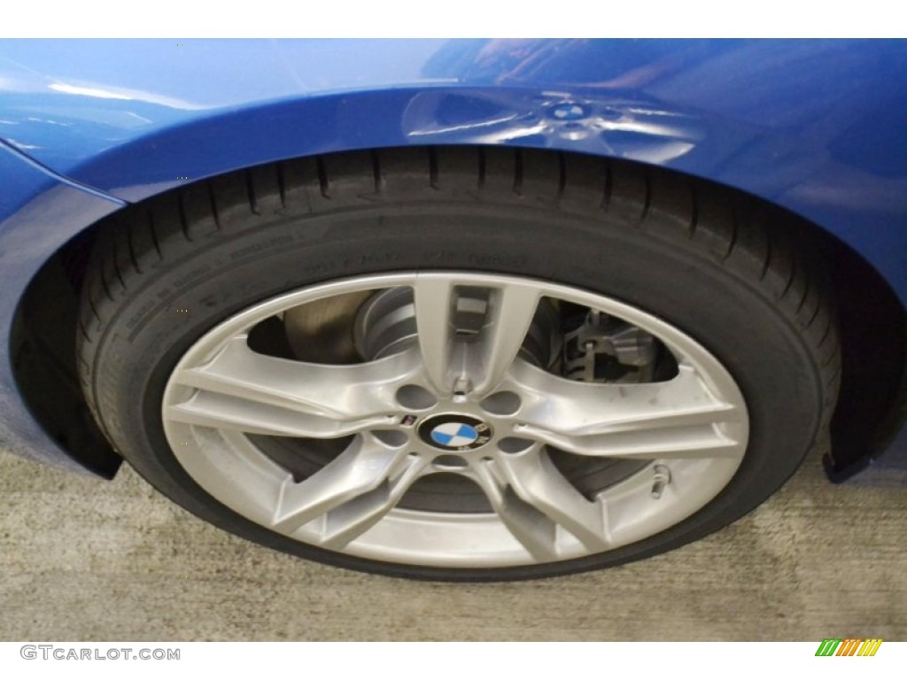 2013 3 Series 328i Sedan - Estoril Blue / Coral Red/Black photo #7