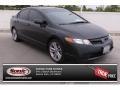 2007 Nighthawk Black Pearl Honda Civic Si Sedan  photo #1
