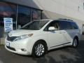 2011 Blizzard White Pearl Toyota Sienna Limited AWD  photo #1