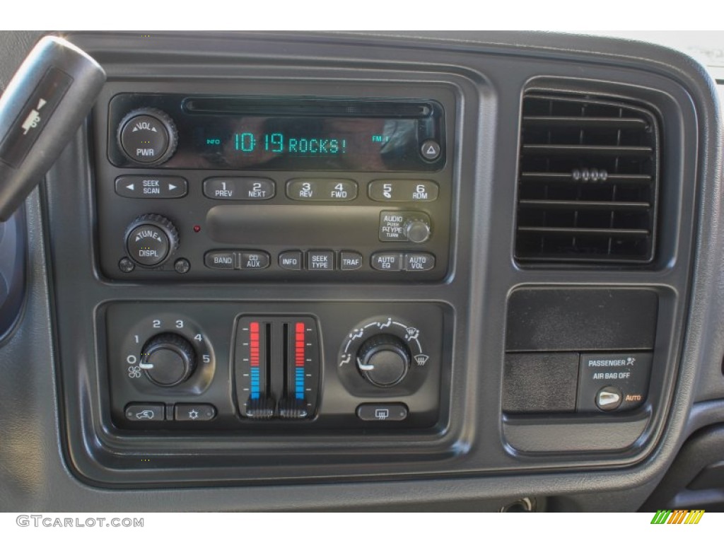 2004 Sierra 1500 SLE Extended Cab 4x4 - Carbon Metallic / Dark Pewter photo #13