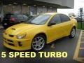 2003 Solar Yellow Dodge Neon SRT-4  photo #1