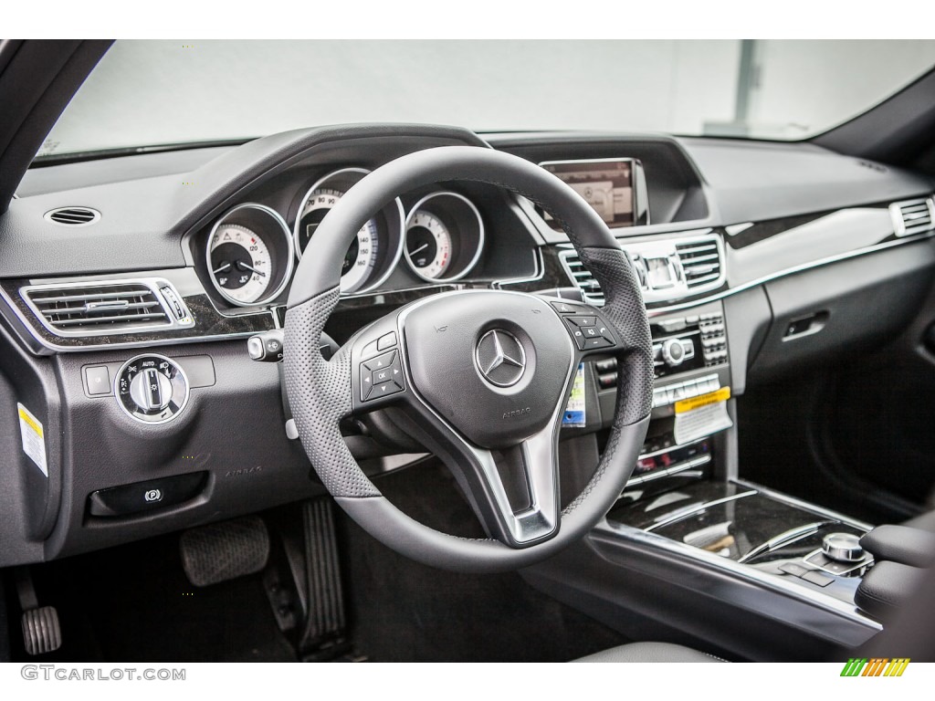 2014 Mercedes-Benz E 350 Sport Sedan Black Dashboard Photo #80528540