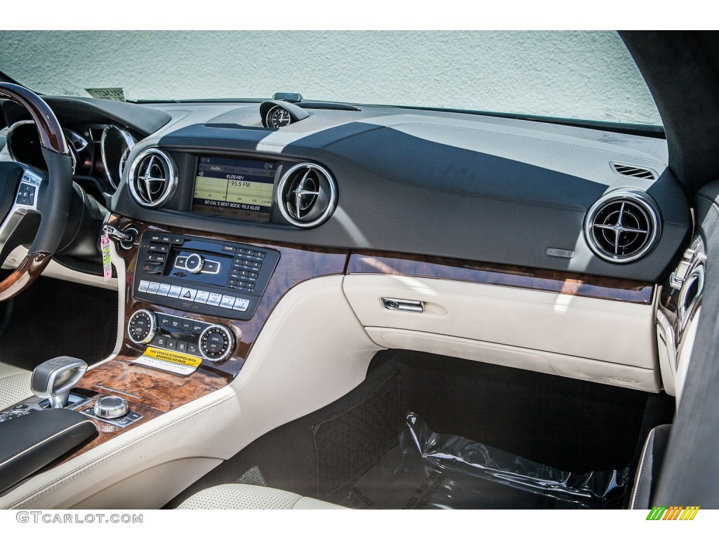 2013 Mercedes-Benz SL 63 AMG Roadster AMG Porcelain/Black Dashboard Photo #80529739