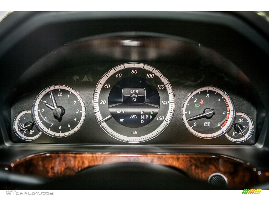 2013 Mercedes-Benz E 350 BlueTEC Sedan Gauges Photo #80530555