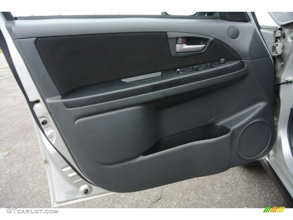 2007 SX4 AWD - Silky Silver Metallic / Black photo #7