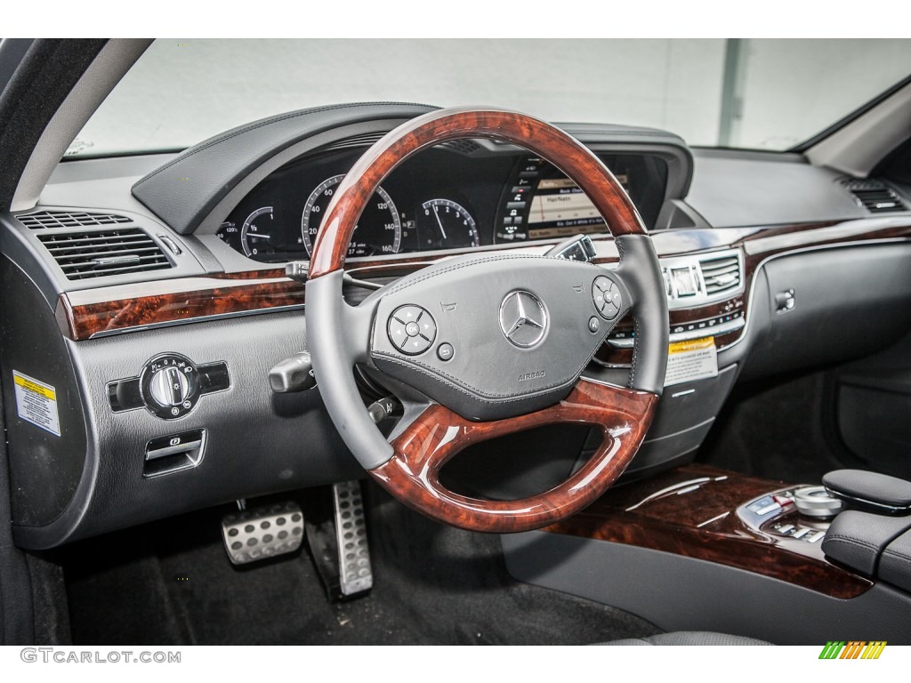 2013 Mercedes-Benz S 350 BlueTEC 4Matic Black Dashboard Photo #80531060