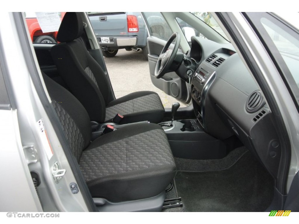 2007 SX4 AWD - Silky Silver Metallic / Black photo #17