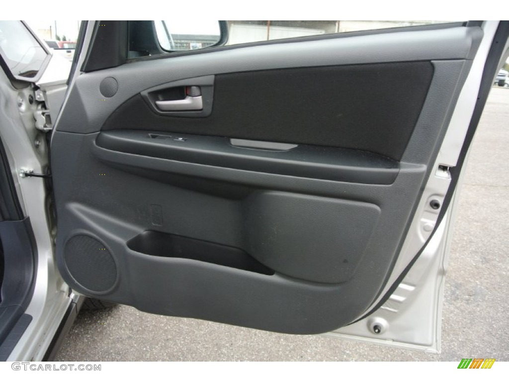 2007 SX4 AWD - Silky Silver Metallic / Black photo #18