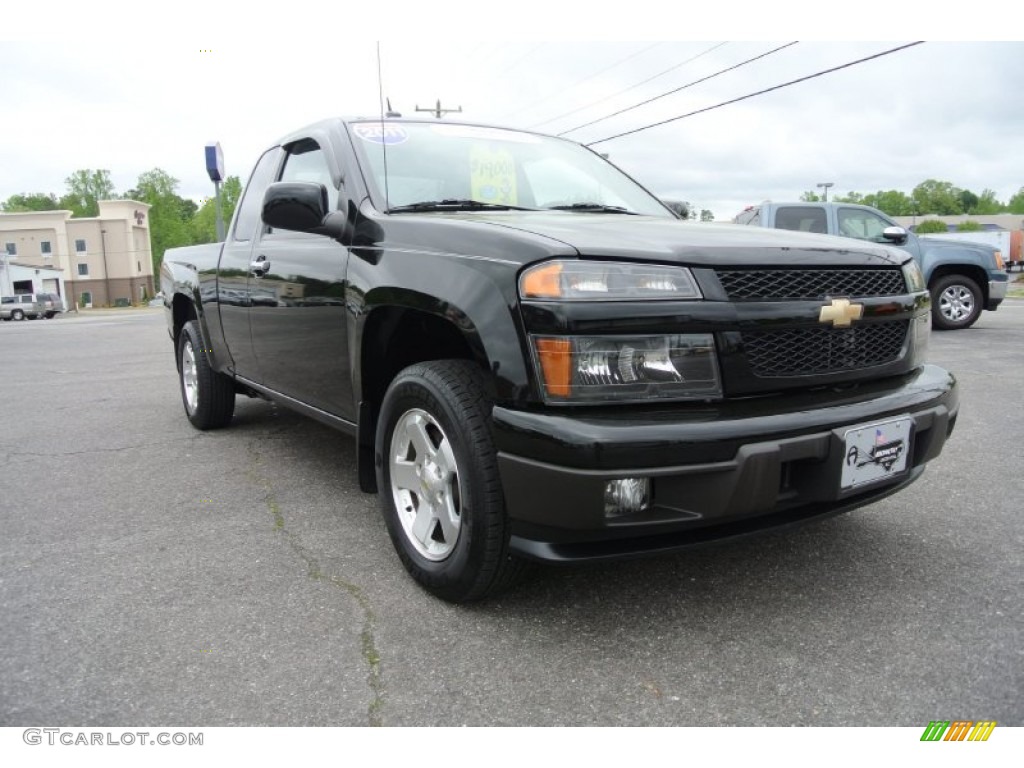 2011 Colorado LT Extended Cab - Black / Ebony photo #1