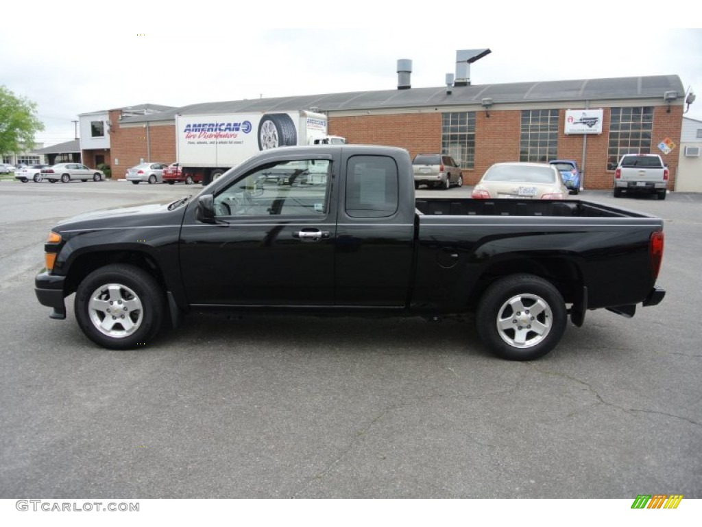 Black 2011 Chevrolet Colorado LT Extended Cab Exterior Photo #80531702