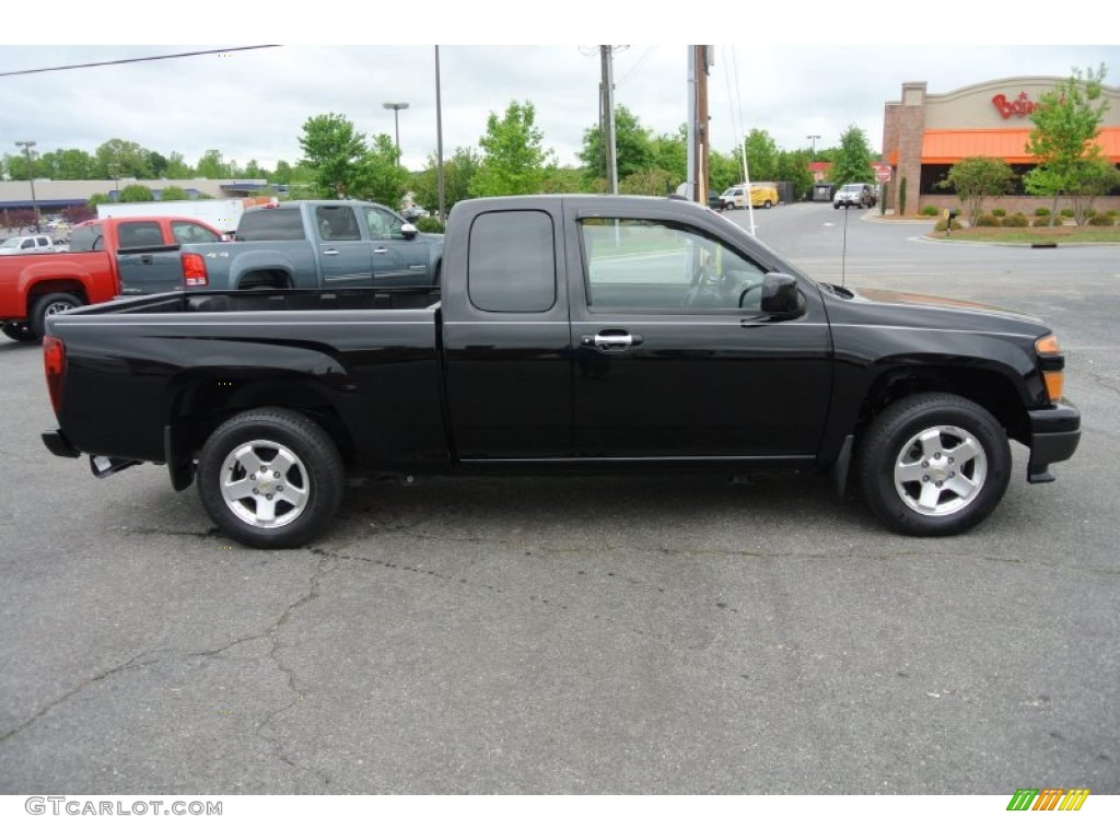 Black 2011 Chevrolet Colorado LT Extended Cab Exterior Photo #80531772