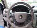 2007 Chevrolet Tahoe Dark Titanium/Light Titanium Interior Steering Wheel Photo