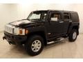 Black 2006 Hummer H3 Standard H3 Model Exterior