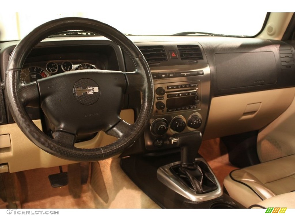 2006 Hummer H3 Standard H3 Model Light Cashmere Beige Dashboard Photo #80532865
