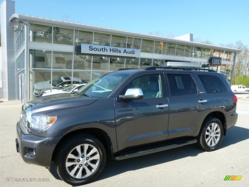 2011 Sequoia Limited 4WD - Magnetic Gray Metallic / Graphite Gray photo #1