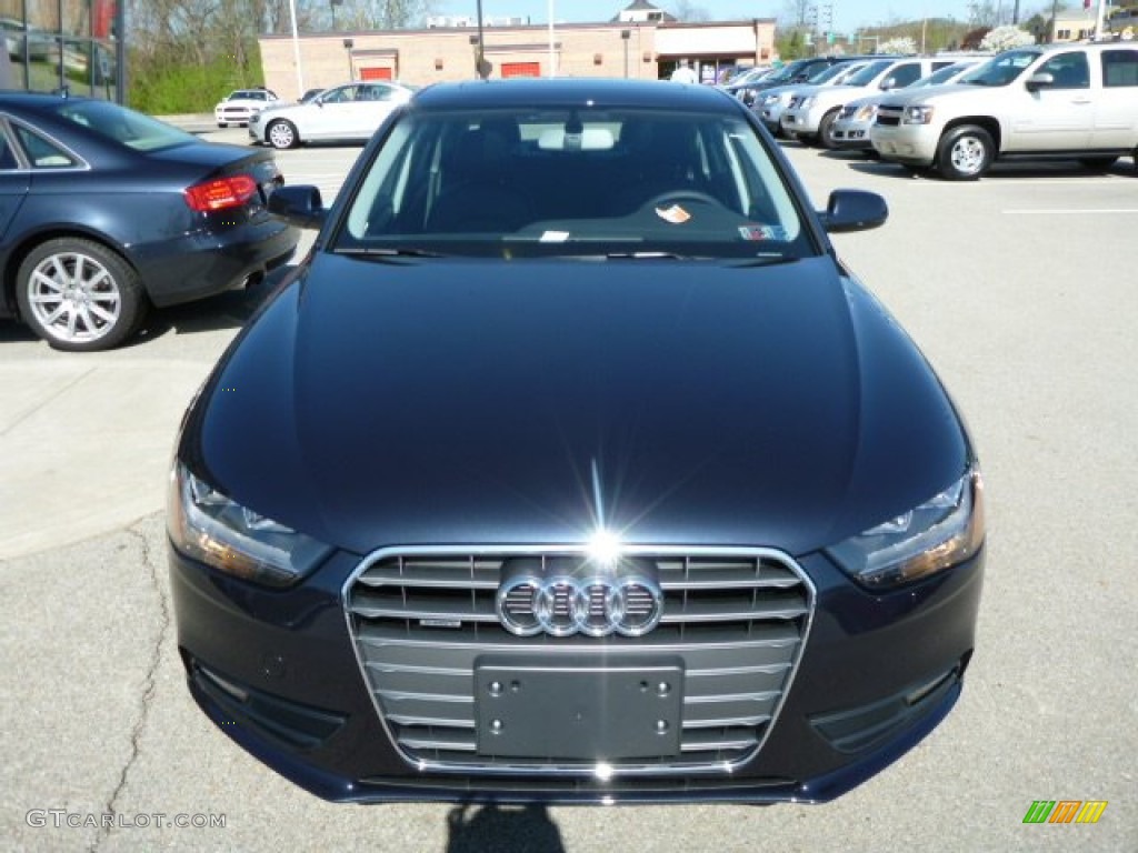 2013 A4 2.0T quattro Sedan - Moonlight Blue Metallic / Black photo #6