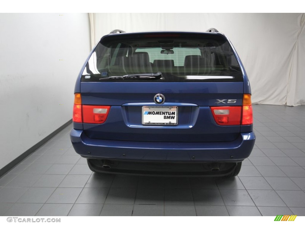 2003 X5 3.0i - Topaz Blue Metallic / Beige photo #12