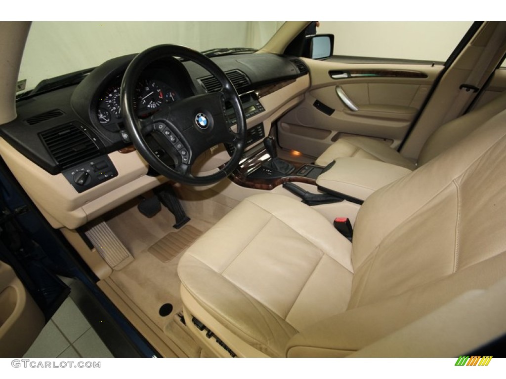 2003 X5 3.0i - Topaz Blue Metallic / Beige photo #13