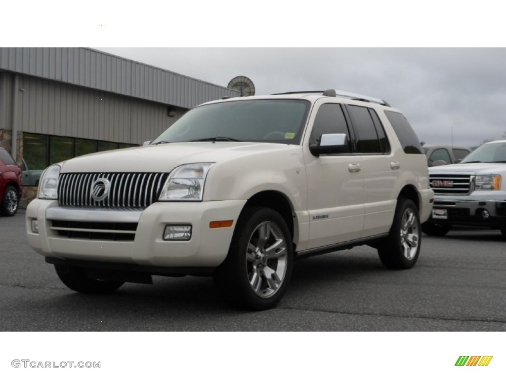 White Chocolate Tri Coat 2008 Mercury Mountaineer Premier AWD Exterior Photo #80533781