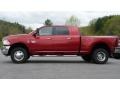 Deep Cherry Red Crystal Pearl 2011 Dodge Ram 3500 HD Big Horn Mega Cab 4x4 Dually Exterior