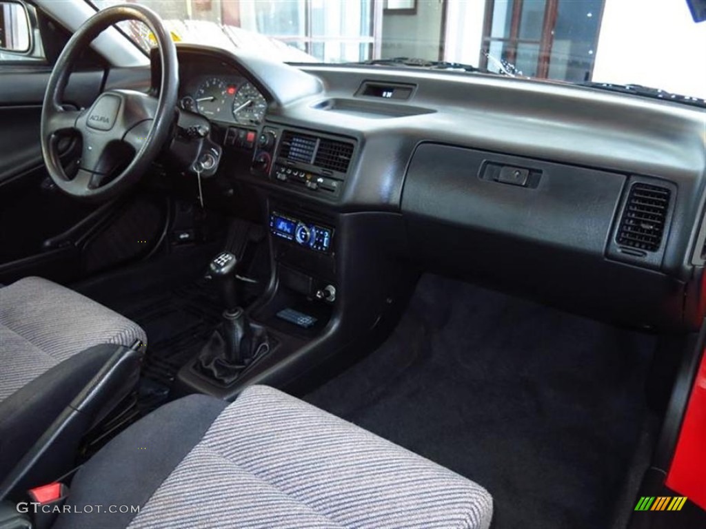 1990 Acura Integra RS Coupe Gray Dashboard Photo #80535934