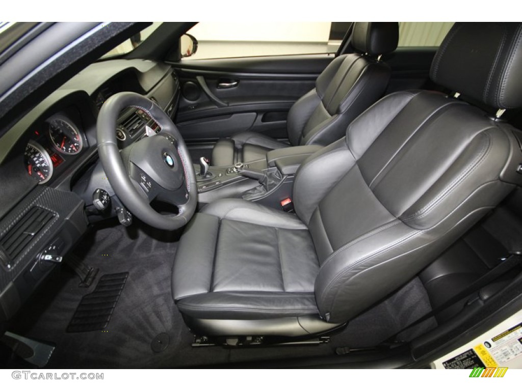 Black Novillo Leather Interior 2011 BMW M3 Coupe Photo #80536119