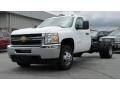 Summit White - Silverado 3500HD WT Regular Cab 4x4 Chassis Photo No. 2